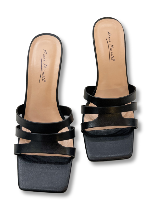 NEAL-24 STRAPPY BAND HEEL *2 colors available*