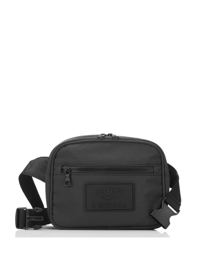 ALOHA COLLECTION KEEP IT LT HIP PACK MONOCHROME BLACK