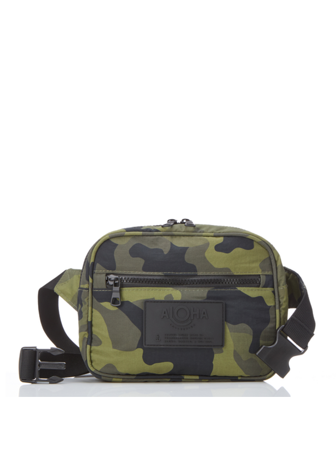 ALOHA COLLECTION CAMO KEEP IT LT HIP PACK OLIVE