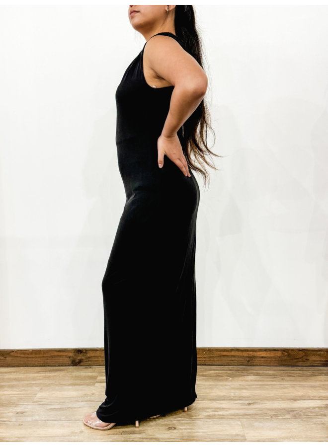 D19777 TWIST STRAP MAXI DRESS