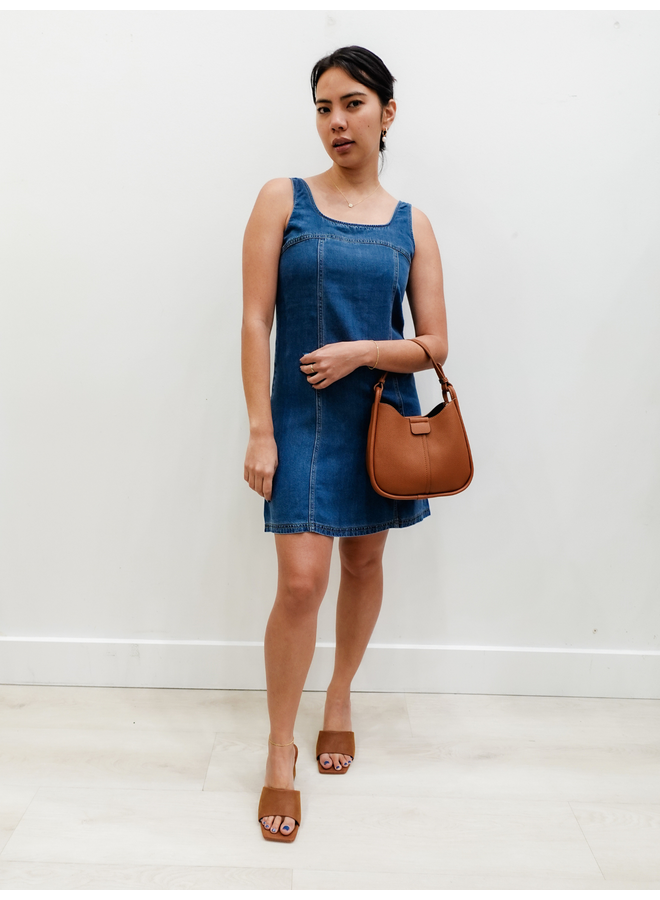 TENCEL SHIFT MINI DRESS