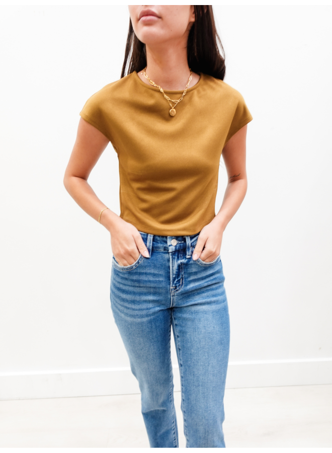 V2213N MID RISE CROP STRAIGHT JEANS