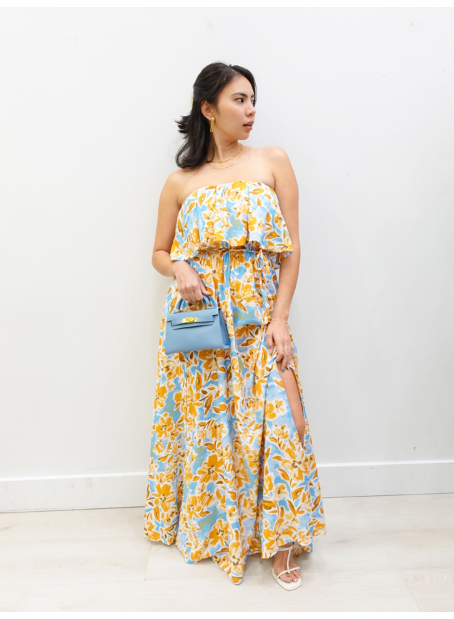 DA29611K TUBE BELTED MAXI DRESS