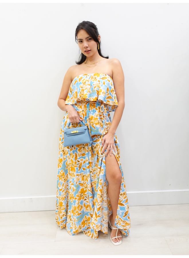 DA29611K TUBE BELTED MAXI DRESS