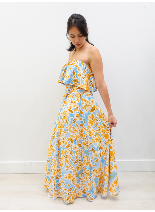 DA29611K TUBE BELTED MAXI DRESS