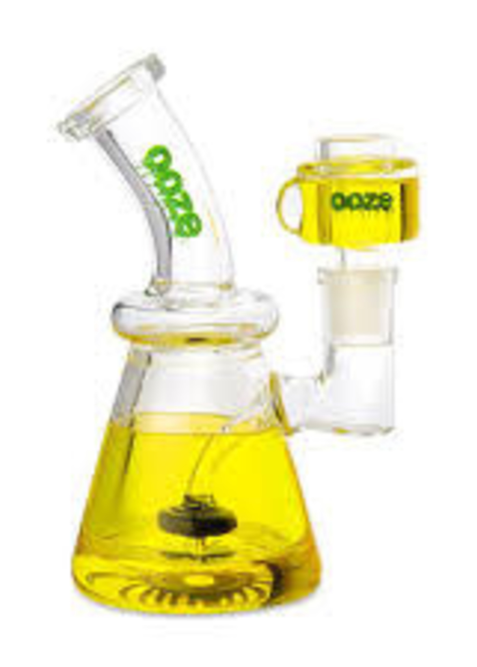 OOZE Glyco Glycerin Chilled Glass Waterpipe Mellow Yellow