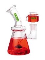 OOZE Glyco Clycerin Chilled Glass Waterpipe Scarlet