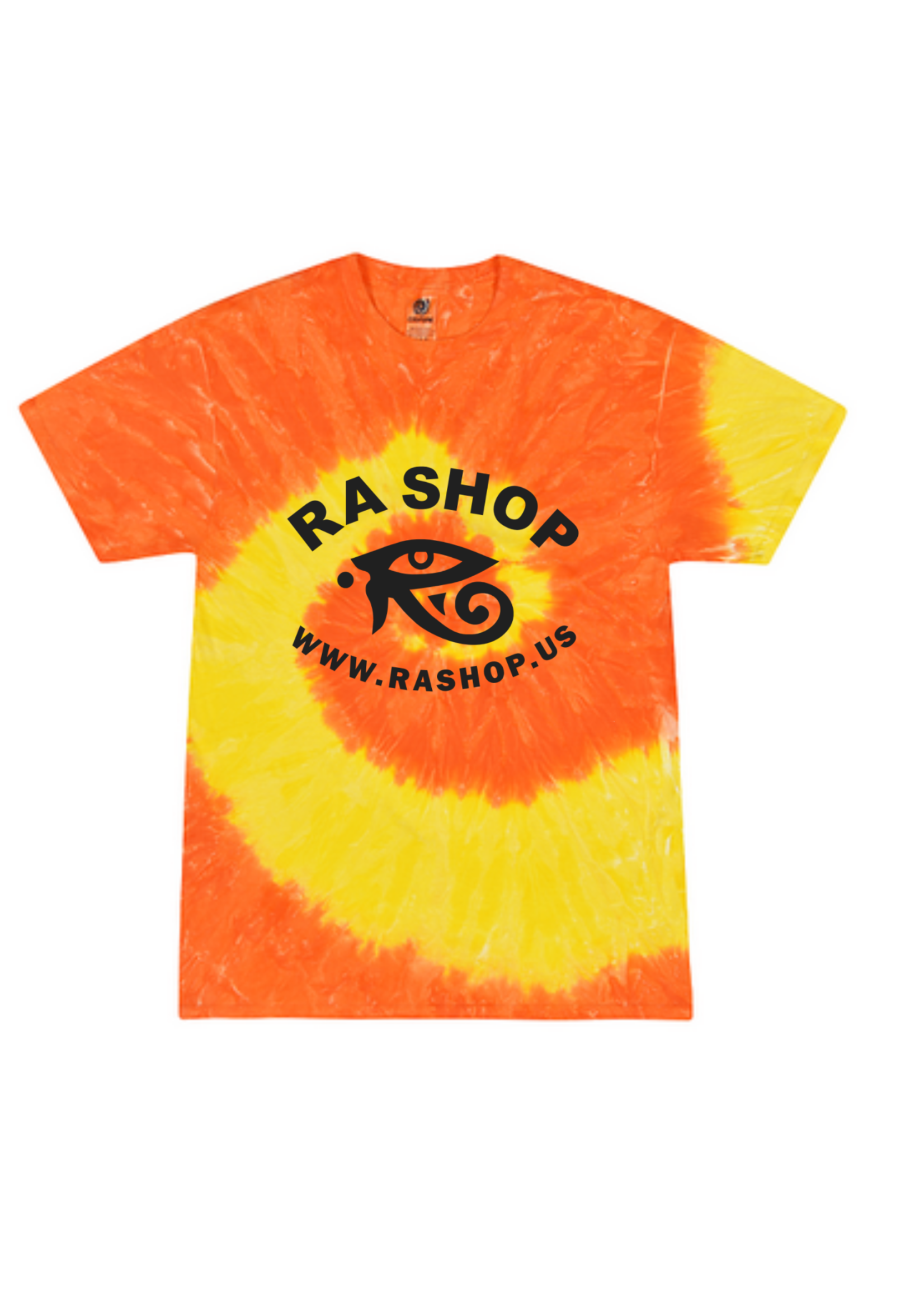 Ra Shop Tie Dye T-Shirt Orange/Yel XL