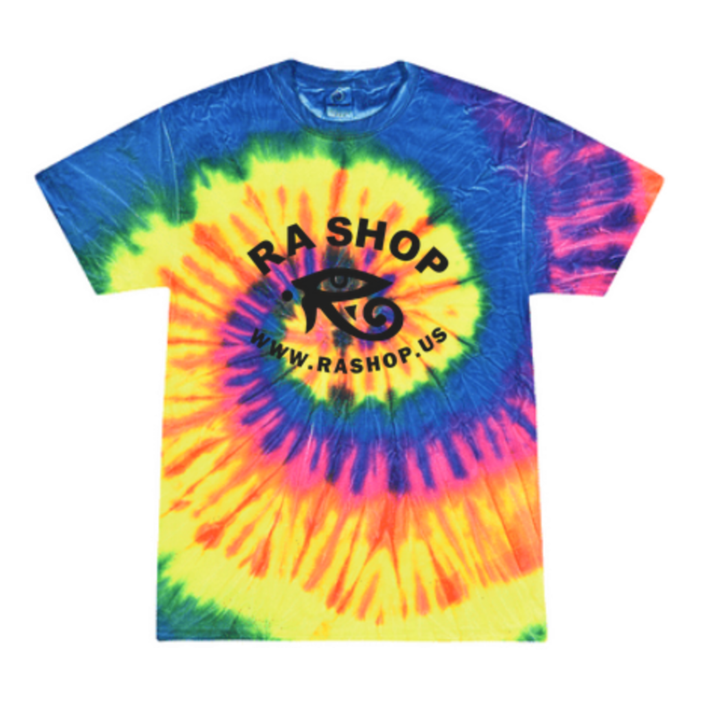 Ra Shop Tie Dye T-Shirt Neon Lg