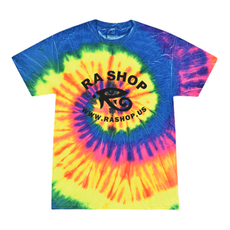 Ra Shop Ra Shop Tie Dye T-Shirt Neon 2XL