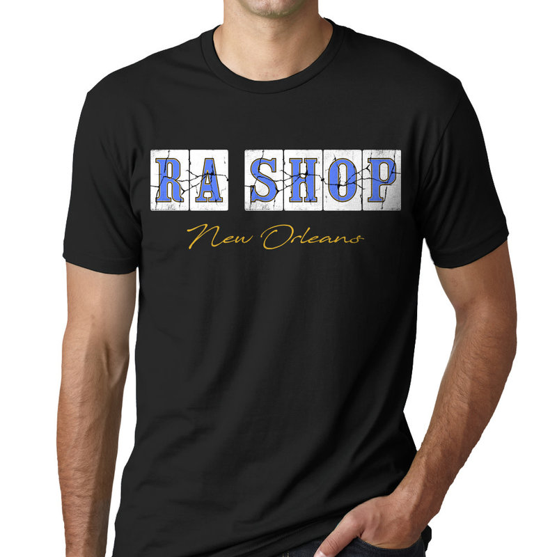 Ra Shop Ra Shop T-Shirt FQ Blue Tile Md