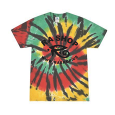 Ra Shop Ra Shop Tie Dye T-Shirt Rasta Web 2XL
