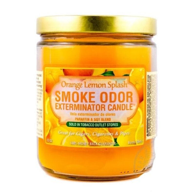 Smoke Odor SMOKE ODOR Candle Orange Lemon Splash