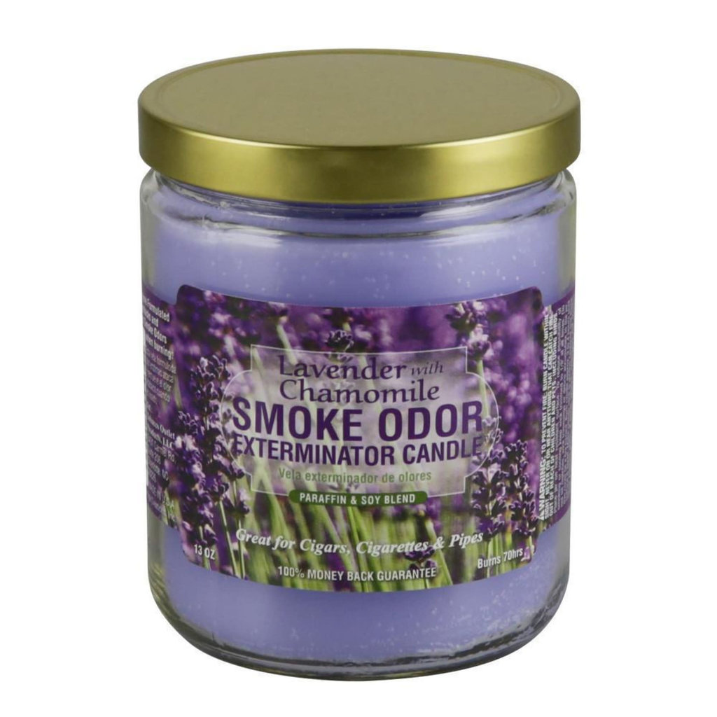 Smoke Odor SMOKE ODOR Candle Lavender Chamomile