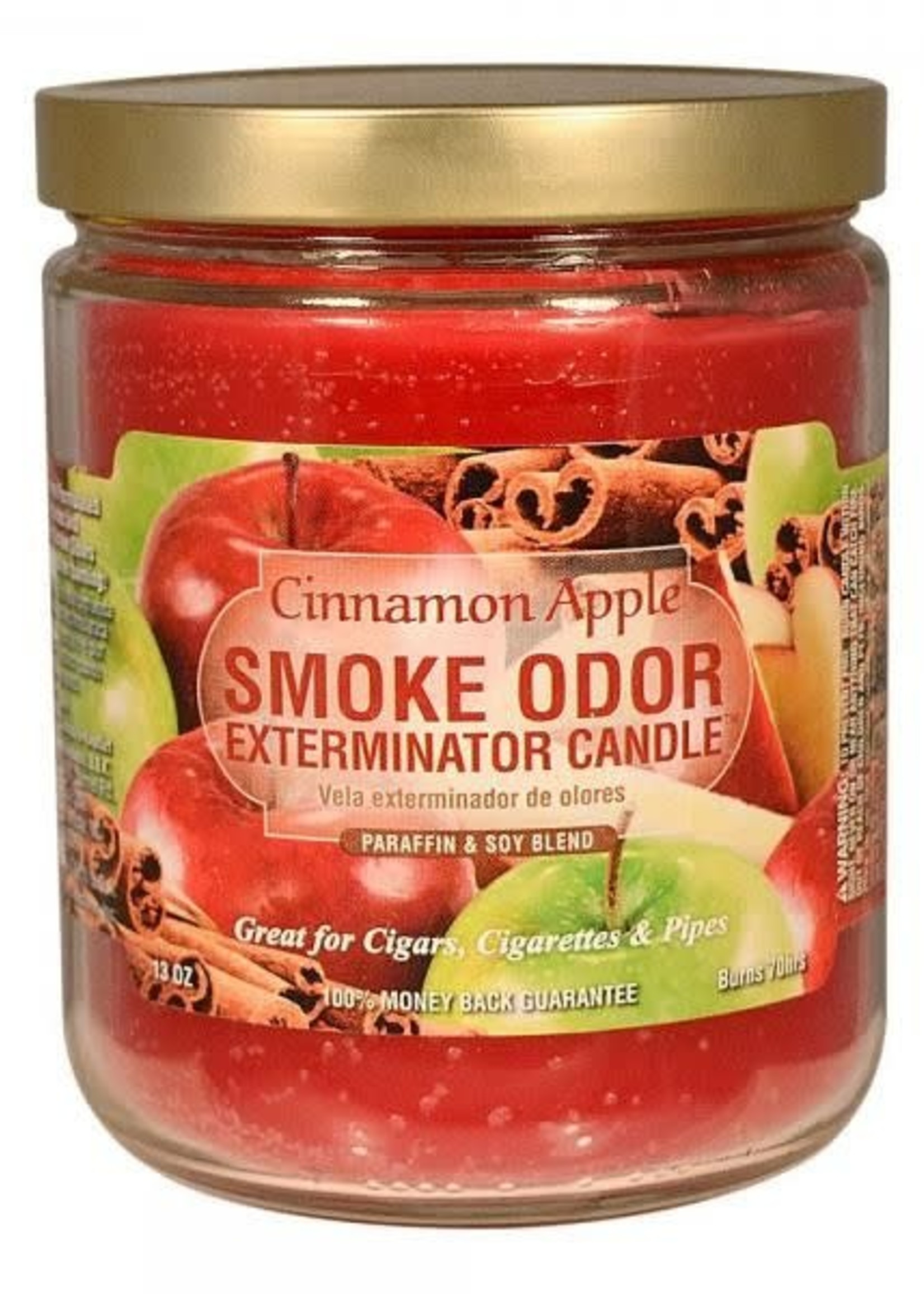 SMOKE ODOR Candle Cinnamon Apples