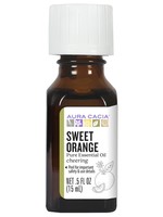 AURA CACIA Sweet Orange Essential Oil 0.5 fl. oz.