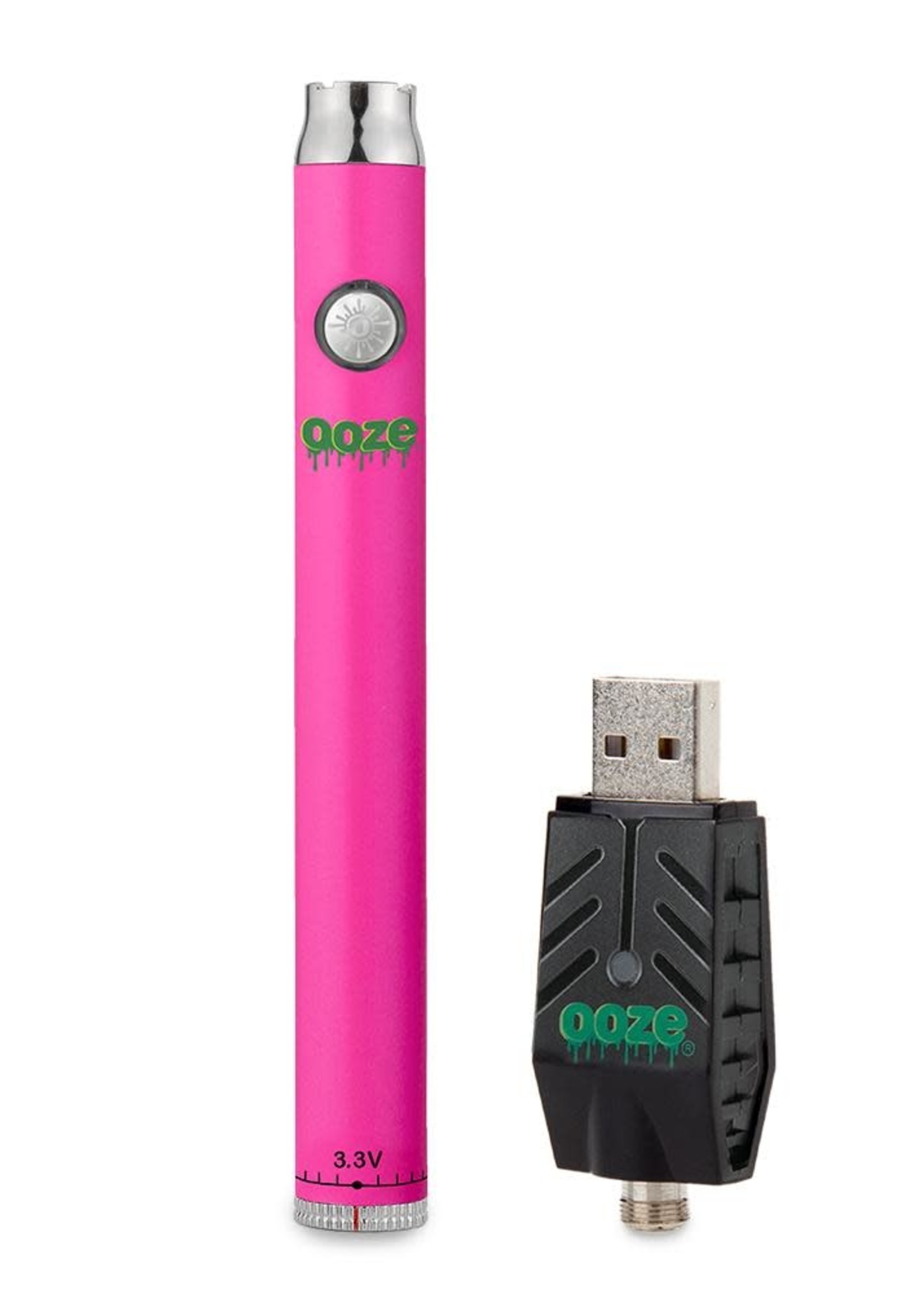 OOZE Slim Pen Twist Battery + USB Pink