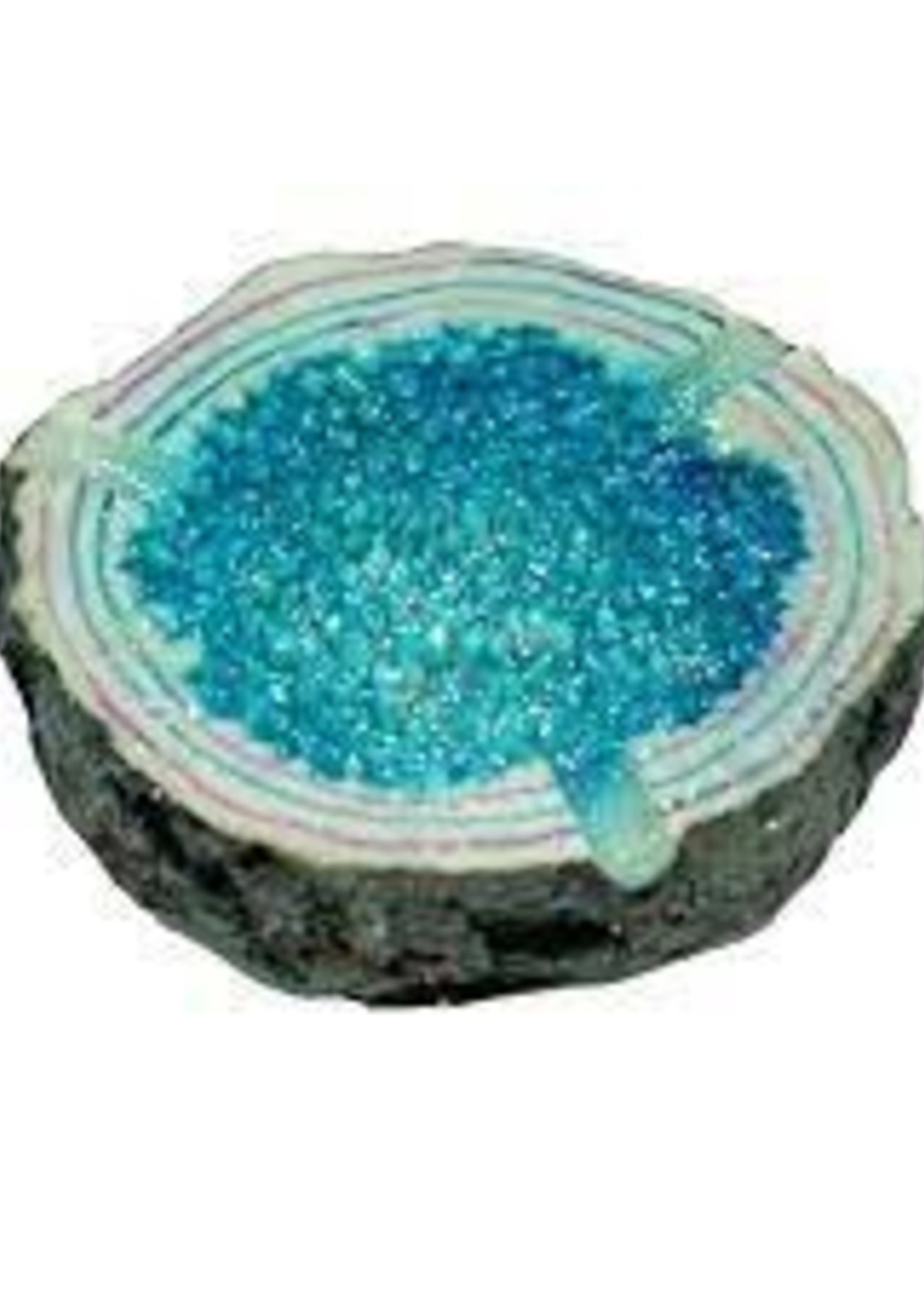 4.5" Sparkling Geode Ashtray Blue