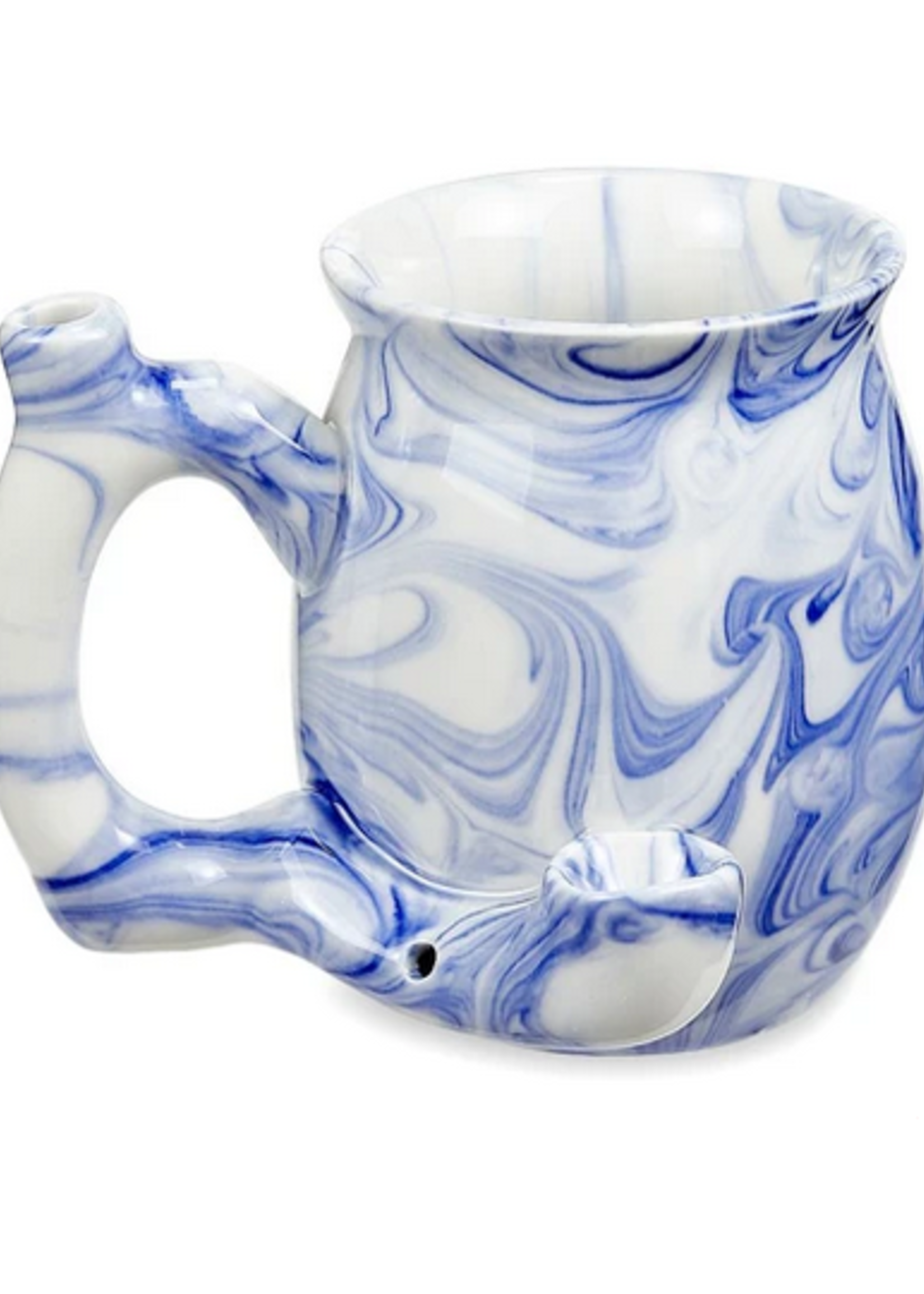 Roast & Toast Ceramic Blue Marble Mug Pipe