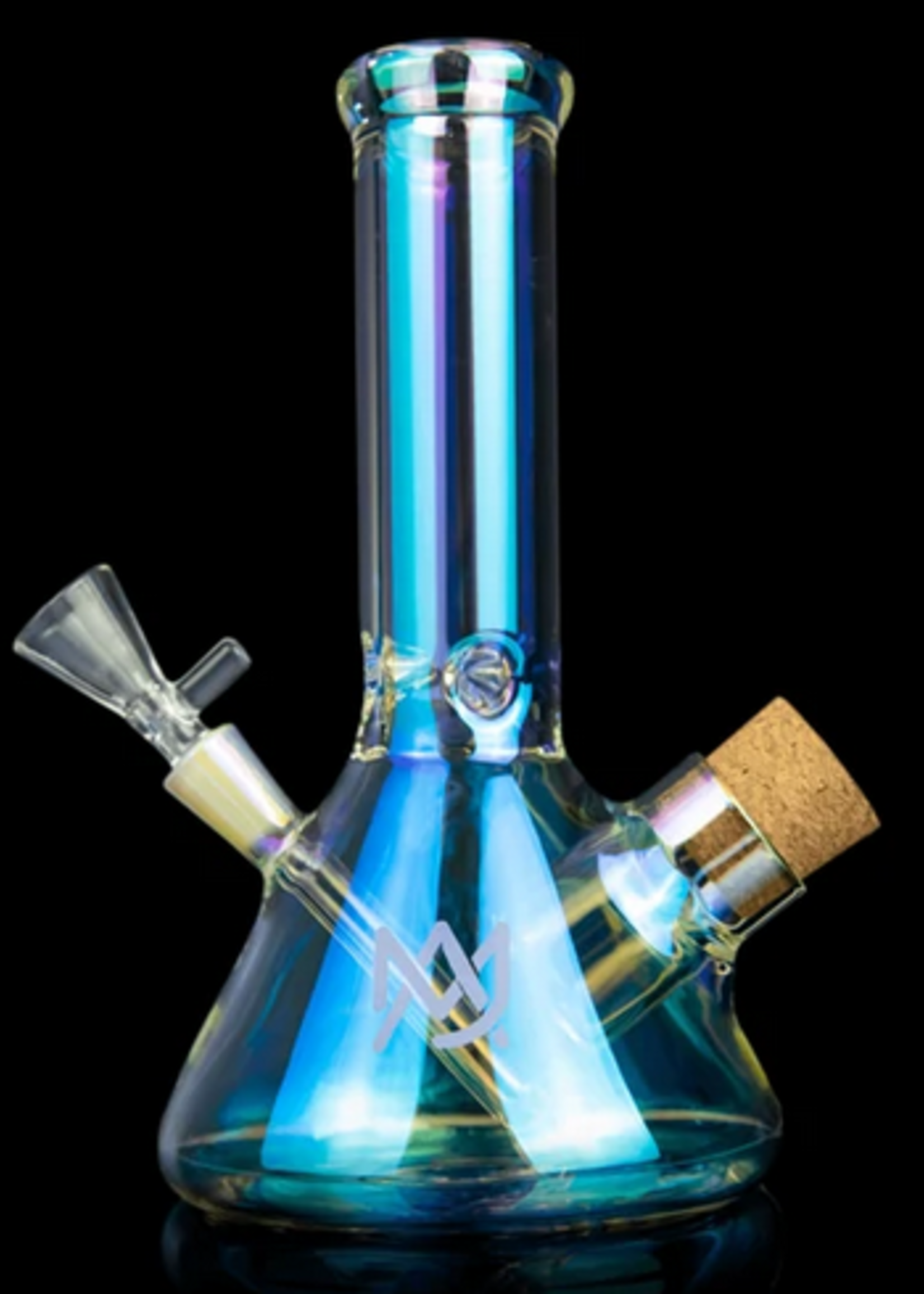 MJ Arsenal Iridescent Cache Waterpipe with Affixed Jar