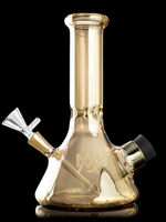 MJ Arsenal Gold Cache Waterpipe with Affixed Jar
