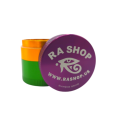 Ra Shop Diamond Grind 4pc 50mm Mardi Gras Grinder