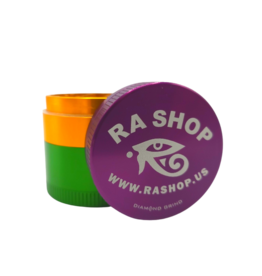Ra Shop Diamond Grind  4pc 50mm Mardi Gras Grinder
