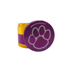 Ra Shop Diamond Grind 4pc 50mm Purple & Gold Paw Print Grinder