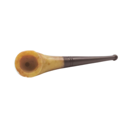 Medium Wood w/ Stone Hand Pipe Assorted