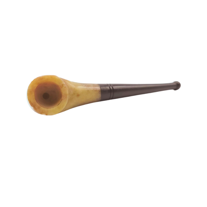 Medium Wood w/ Stone Hand Pipe Assorted