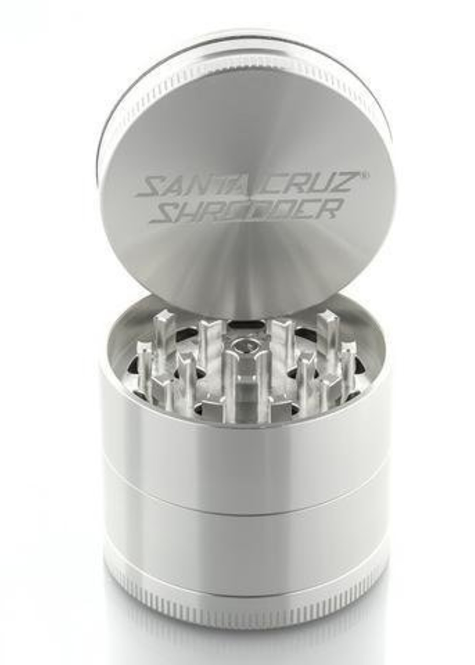 SANTA CRUZ Grinder LG Silver 4pc 2 3/4"