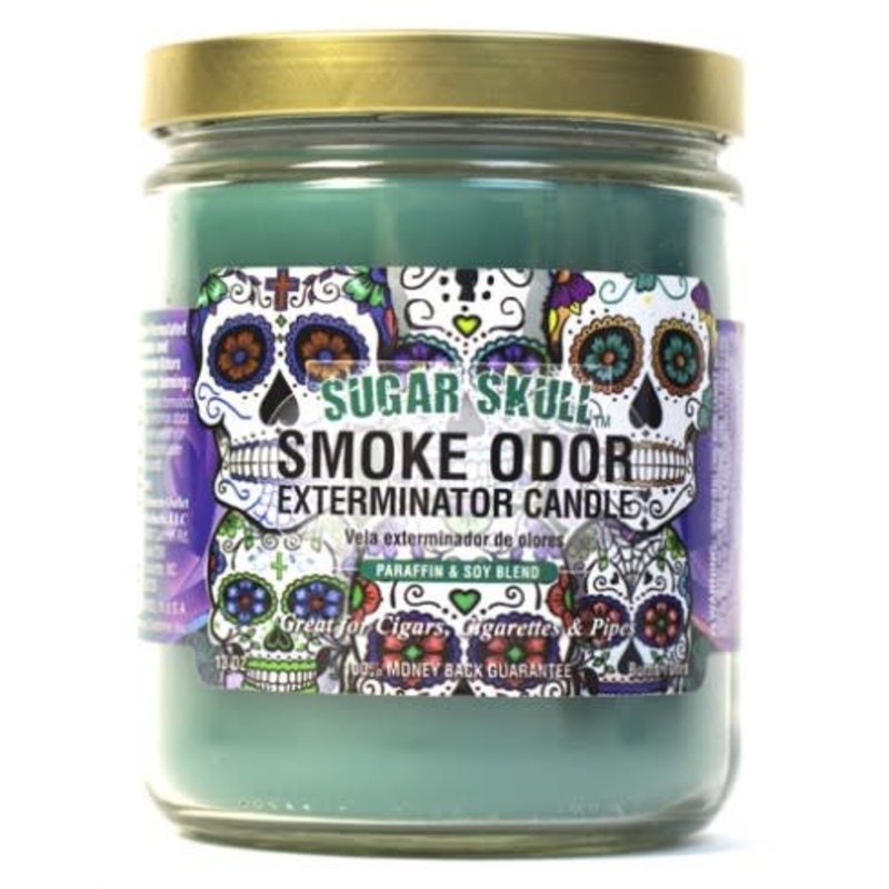 Smoke Odor SMOKE ODOR Candle Sugar Skull
