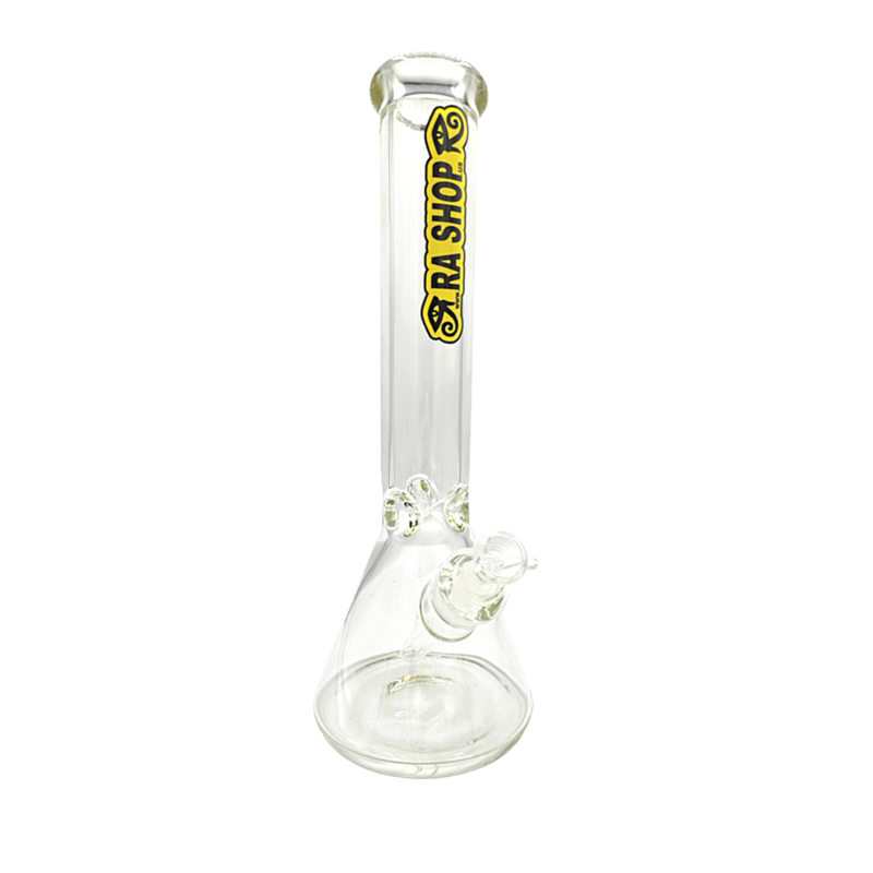 Ra Shop 14" Clear Heavy Thick Beaker Waterpipe