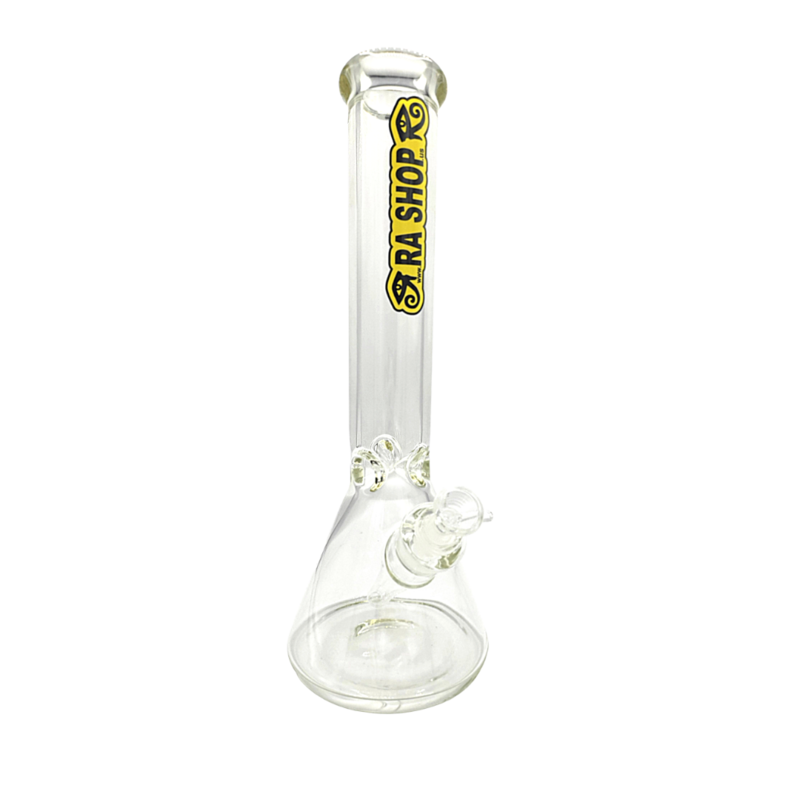 Ra Shop Clear Heavy Thick Beaker Waterpipe 14"