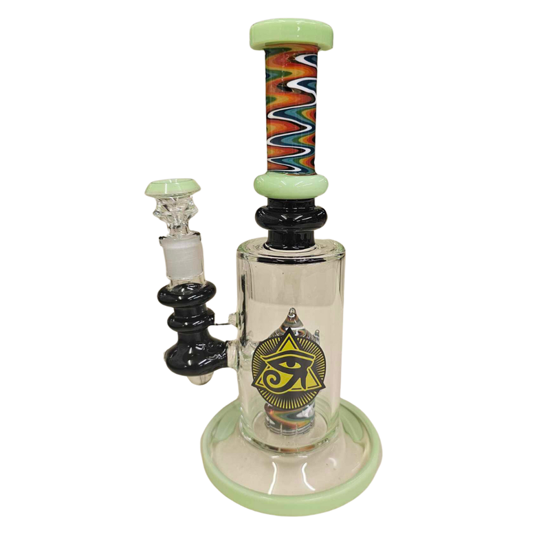 Ra Shop Wig Wag Waterpipe with Green Accents