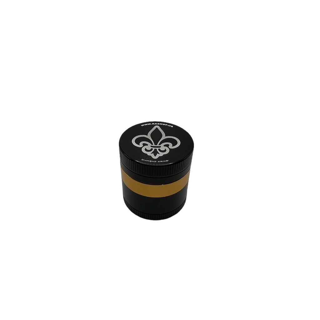 Ra Shop Diamond Grind 4pc 50mm Black & Gold Grinder