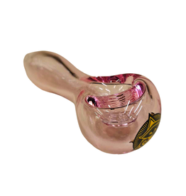 Ra Shop Clear Assorted Colors w/ Screen Hand Pipe