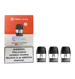 GeekVape GeekVape Q Replacement Pod 1.2ohm 3pk Top Fill