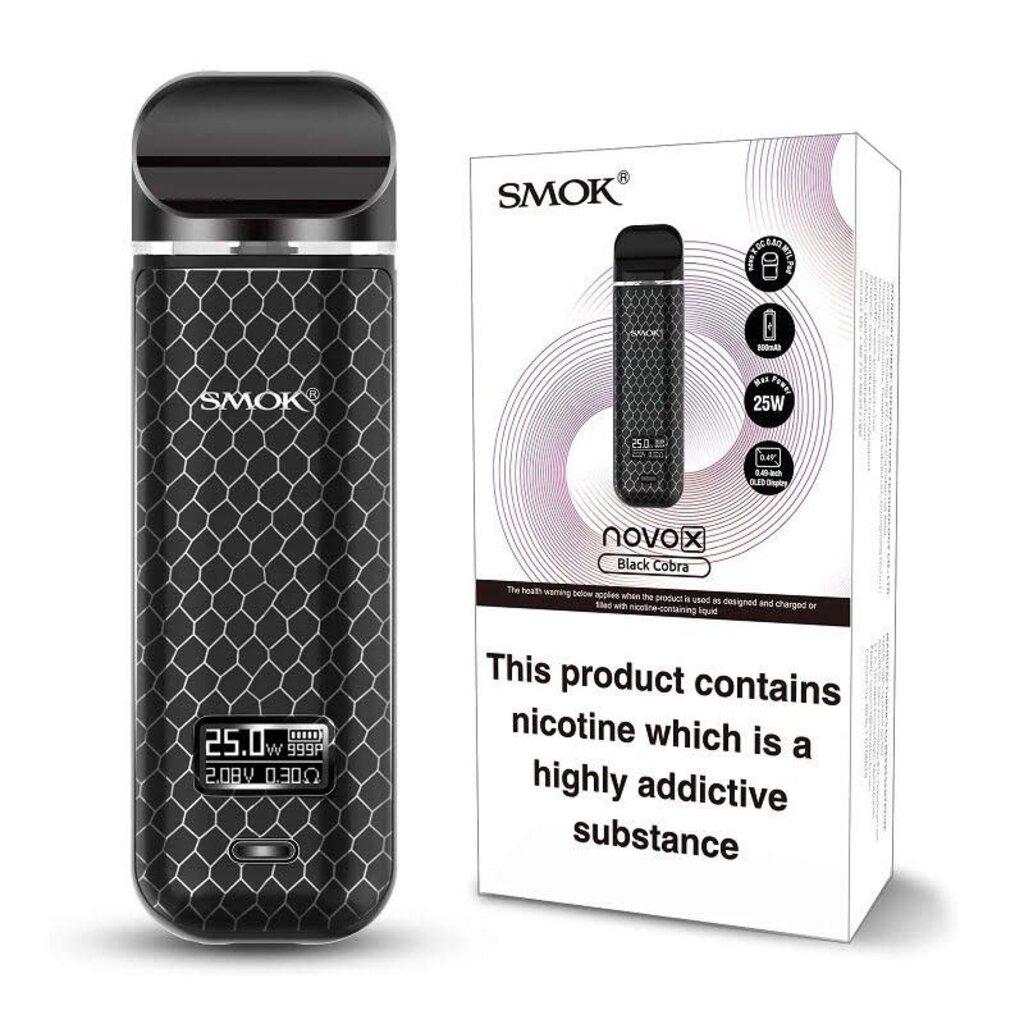 Smok SMOK Novo X Kit  Black Cobra