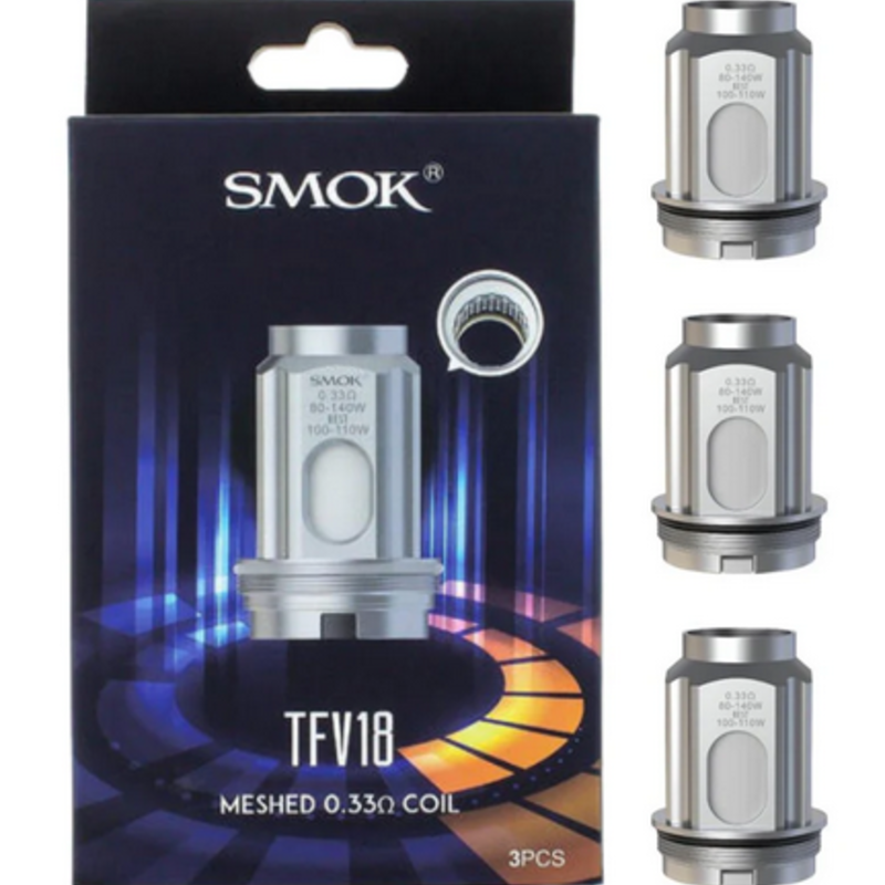 Smok SMOK TFV18 Coils Meshed 0.33ohm 3pk