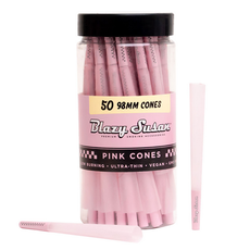 Blazy Susan 1 1/4 Cone 50 Count Pink