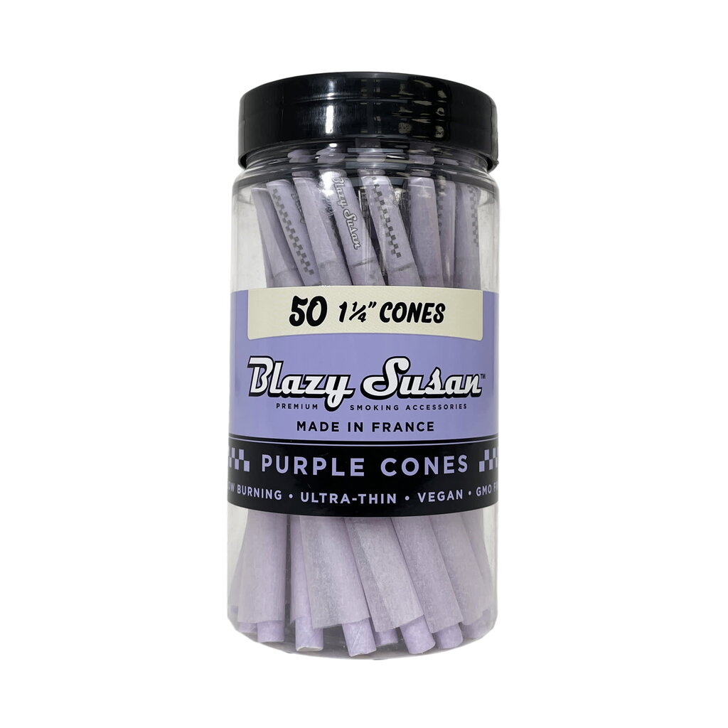 Blazy Susan 1 1/4 Cone 50 Count Purple