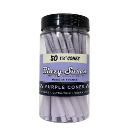 Blazy Susan 1 1/4 Cone 50 Count Purple