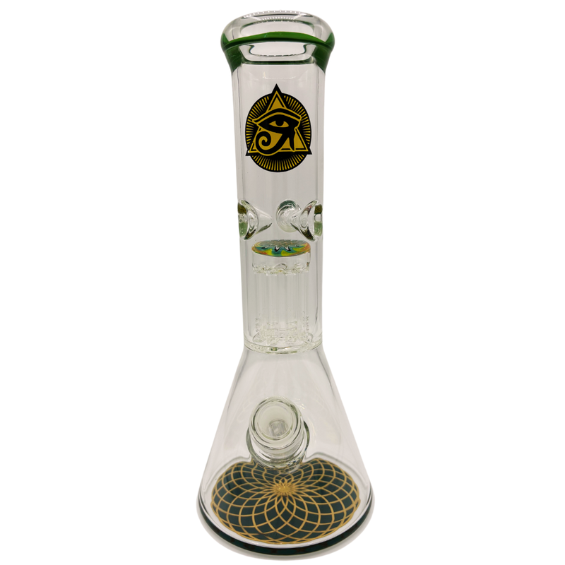 Ra Shop Flower Ring Single Perc w/ Logo Dark Green