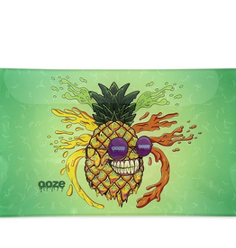 Ooze OOZE Shatter Resistant Glass Rolling Tray Mr. Pineapple Small