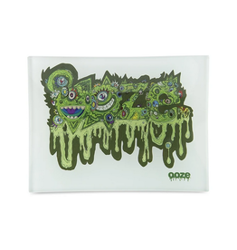 Ooze OOZE Shatter Resistant Glass Rolling Tray Oozemosis Small