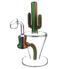 6" Cactus UV Oil Rig 14mm Female