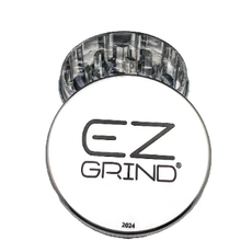 EZ Grind 2pc 50mm Silver Herb Grinder