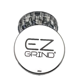 EZ Grind EZ Grind 2pc 56mm Silver Herb Grinder