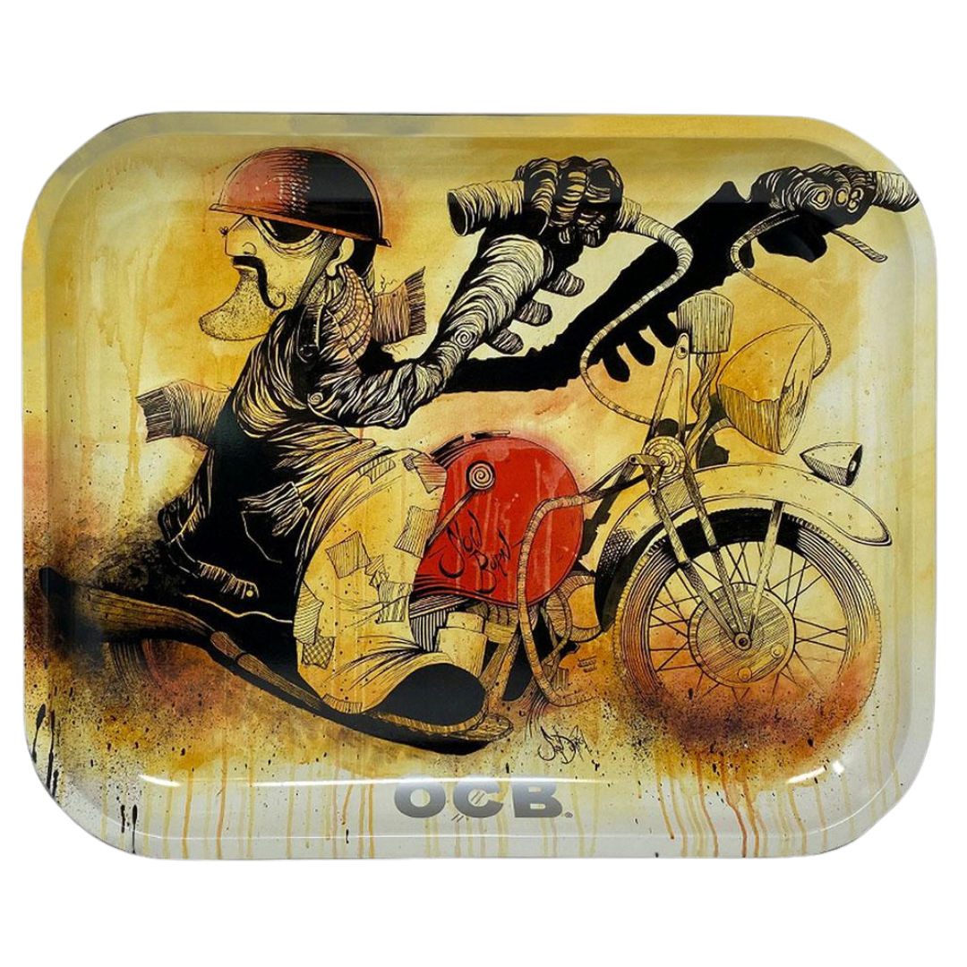 OCB Metal Tray Large SlowBurn Motorcycle The Ra Shop